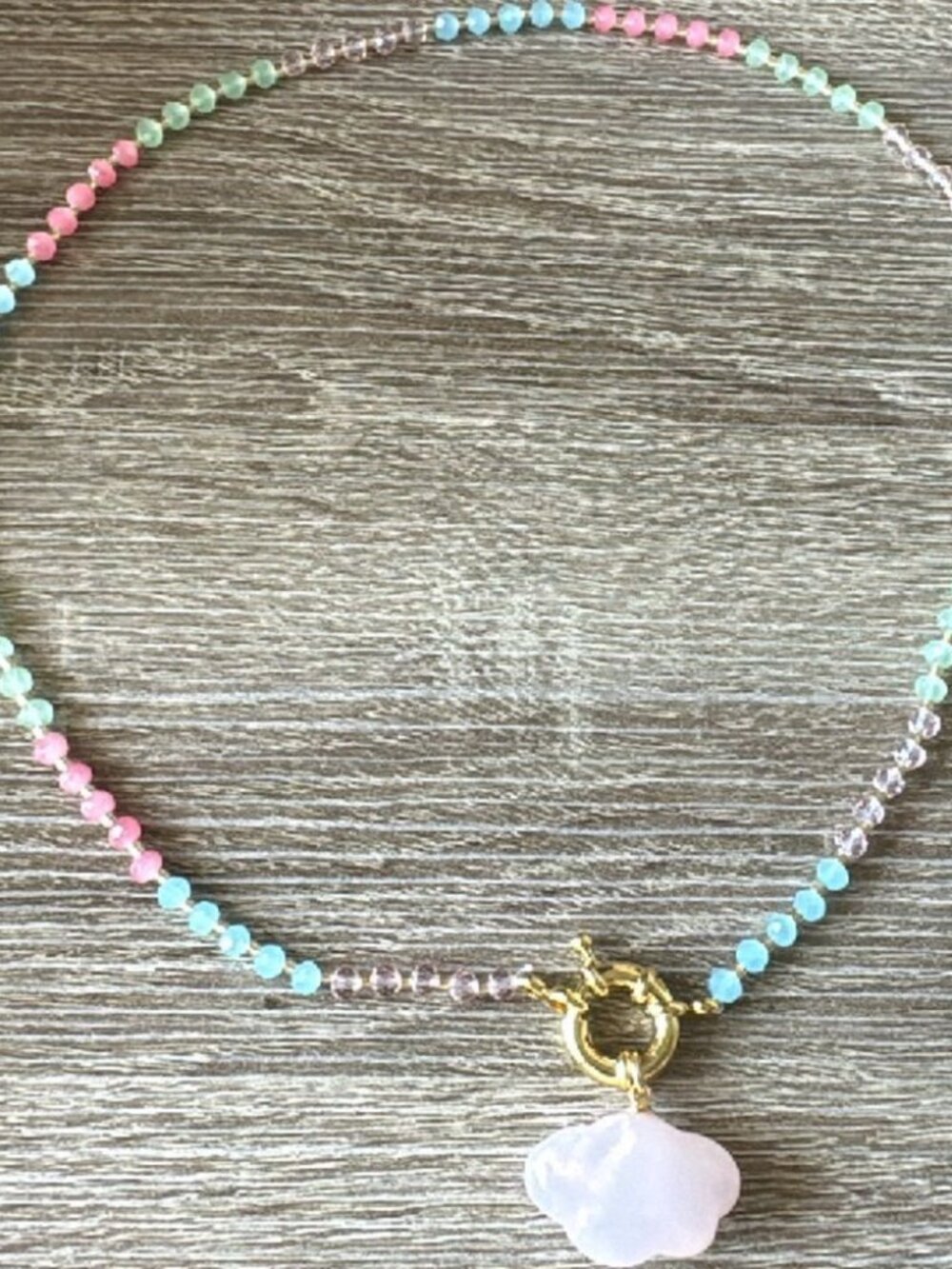 Bohemian cloud necklaceM76